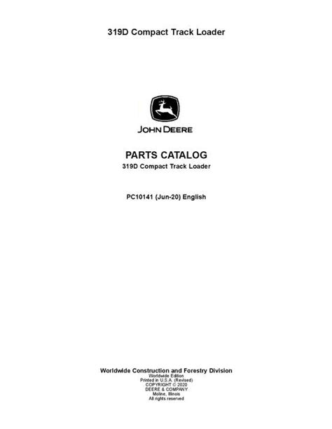 john deere 319d parts manual